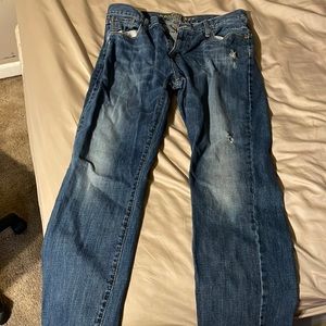 American Eagle Outfitters straight blue jeans SIZE 36/32